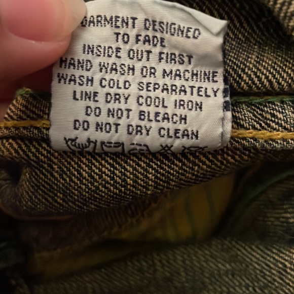 Coogi Mens Jean Dark Blue Rinse Jean Jacket. Size XL - Picture 15 of 15